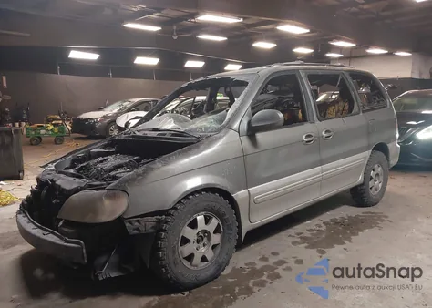 2003 Kia Sedona Ex/Lx from USA, damaged, VIN KNDUP131036466035